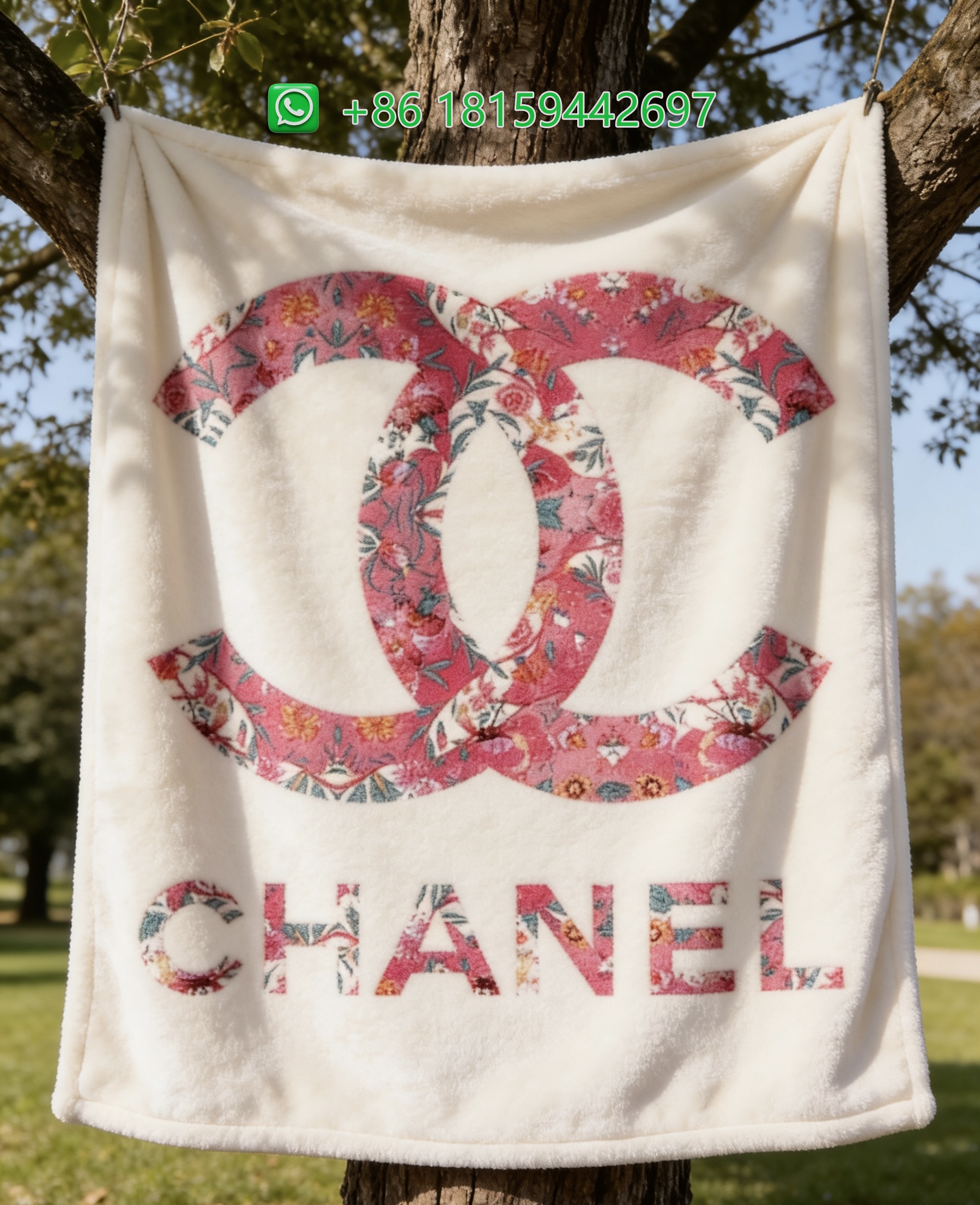Chanel Throw Blankets